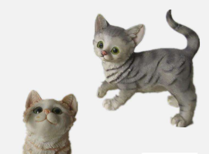 聽說擼貓可以有助于緩解老年癡呆？Q版貓咪手板模型，你值得擁有